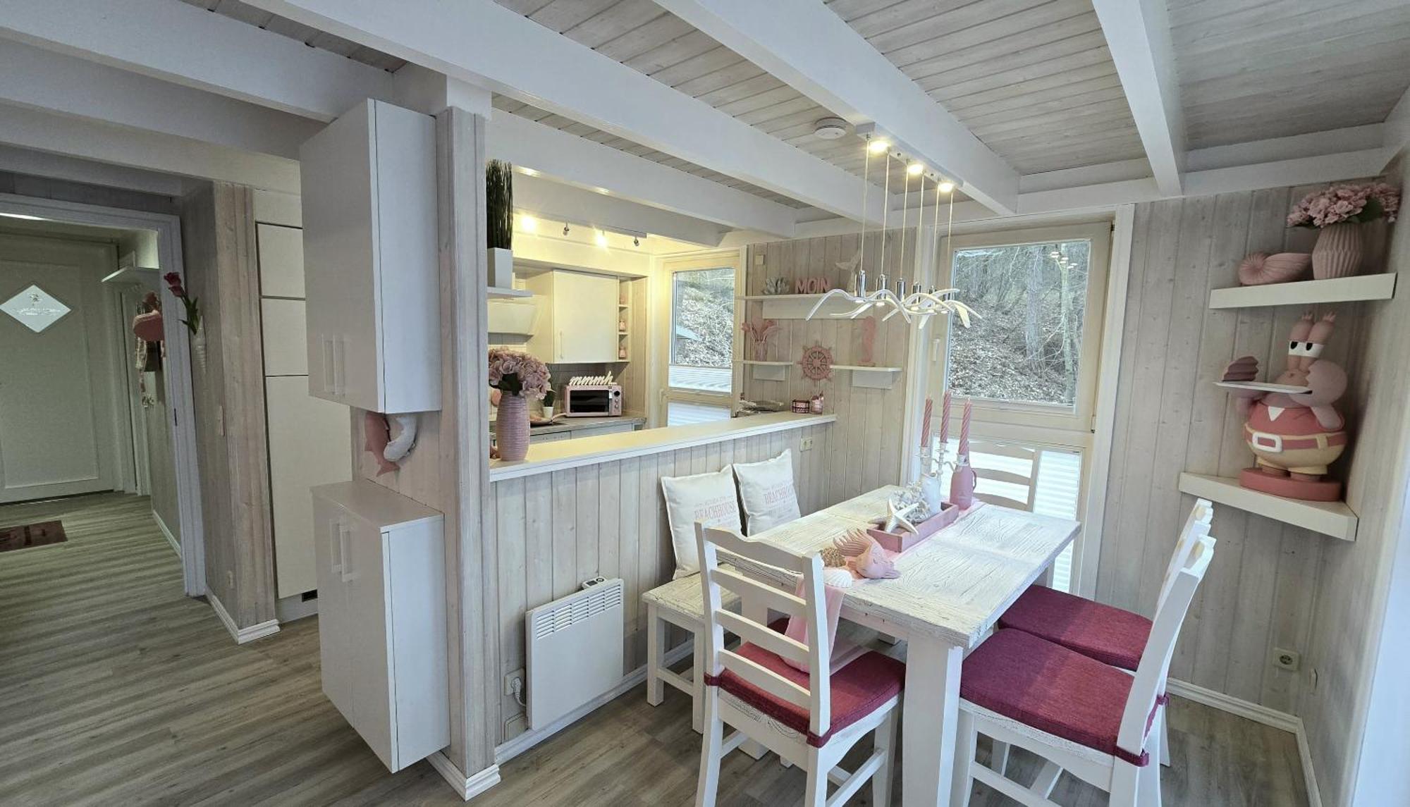Pink Und Meer - Meerblick, Sauna, Kamin & Whirlpool บาเบอ ภายนอก รูปภาพ