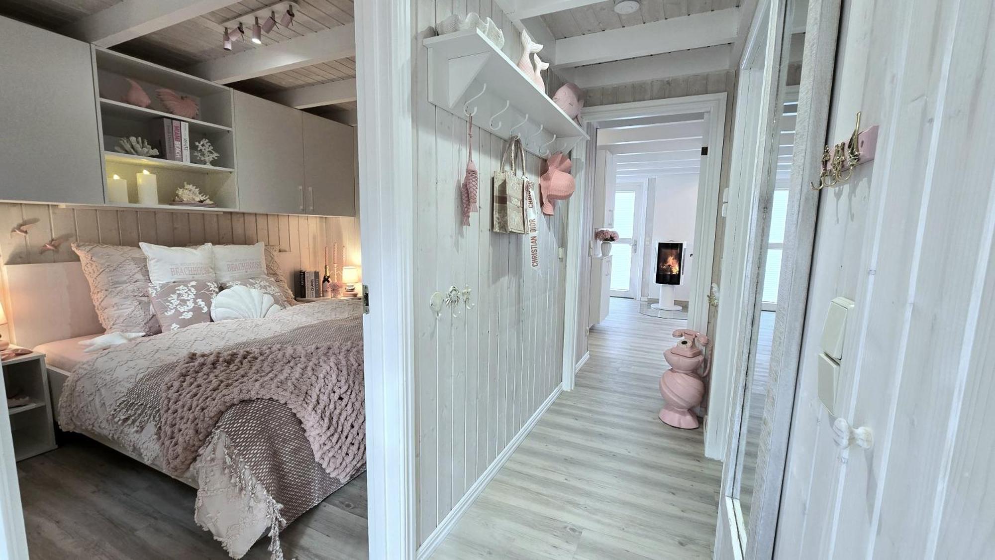 Pink Und Meer - Meerblick, Sauna, Kamin & Whirlpool บาเบอ ภายนอก รูปภาพ