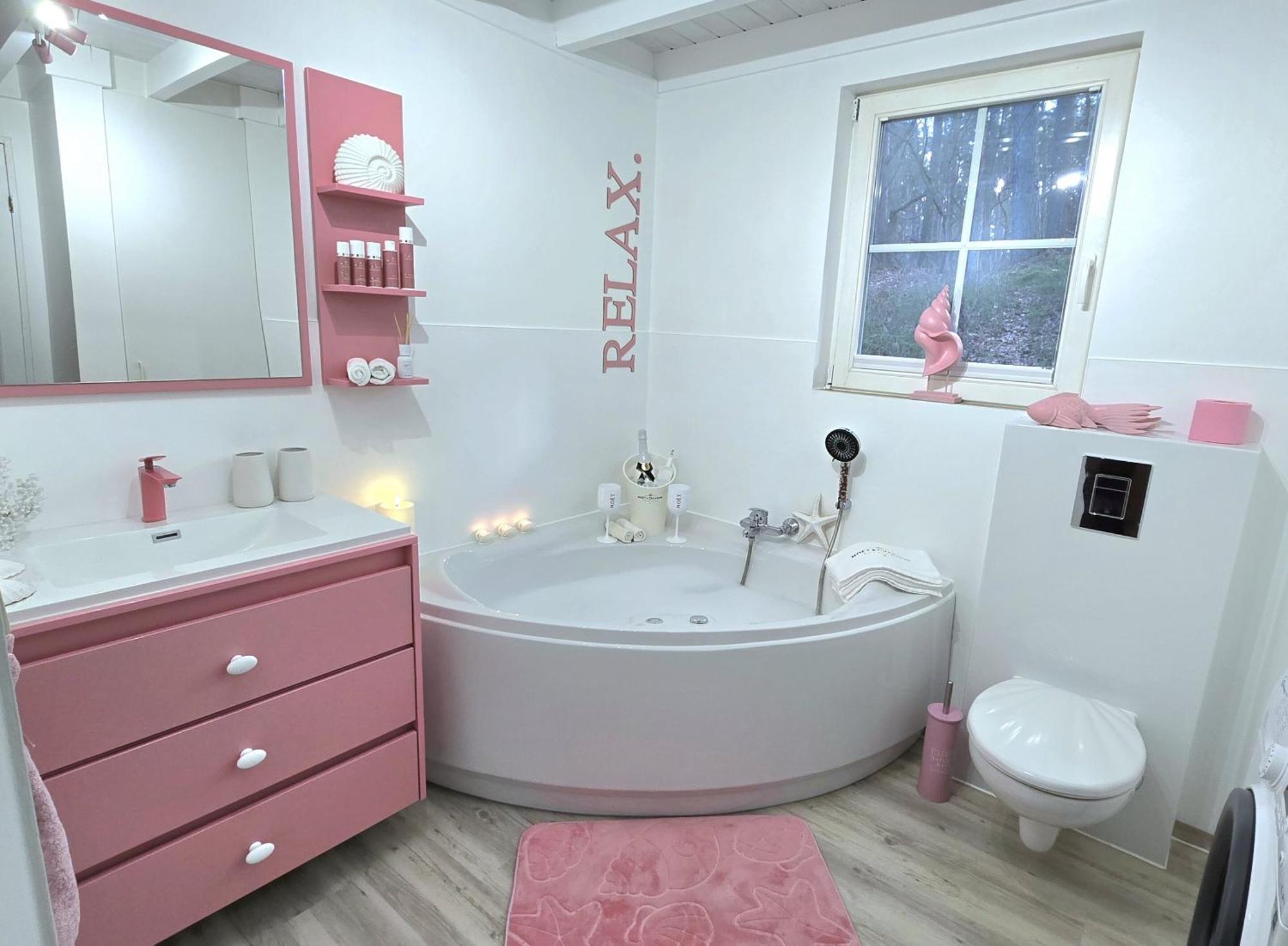 Pink Und Meer - Meerblick, Sauna, Kamin & Whirlpool บาเบอ ภายนอก รูปภาพ