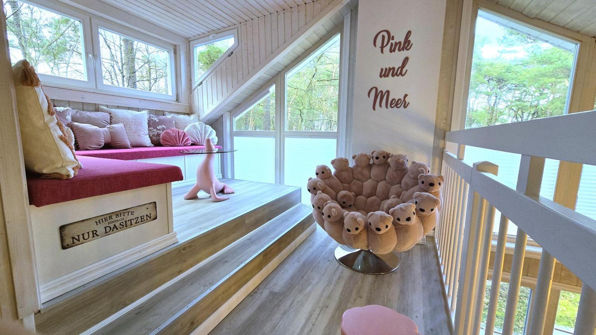 Pink Und Meer - Meerblick, Sauna, Kamin & Whirlpool บาเบอ ภายนอก รูปภาพ