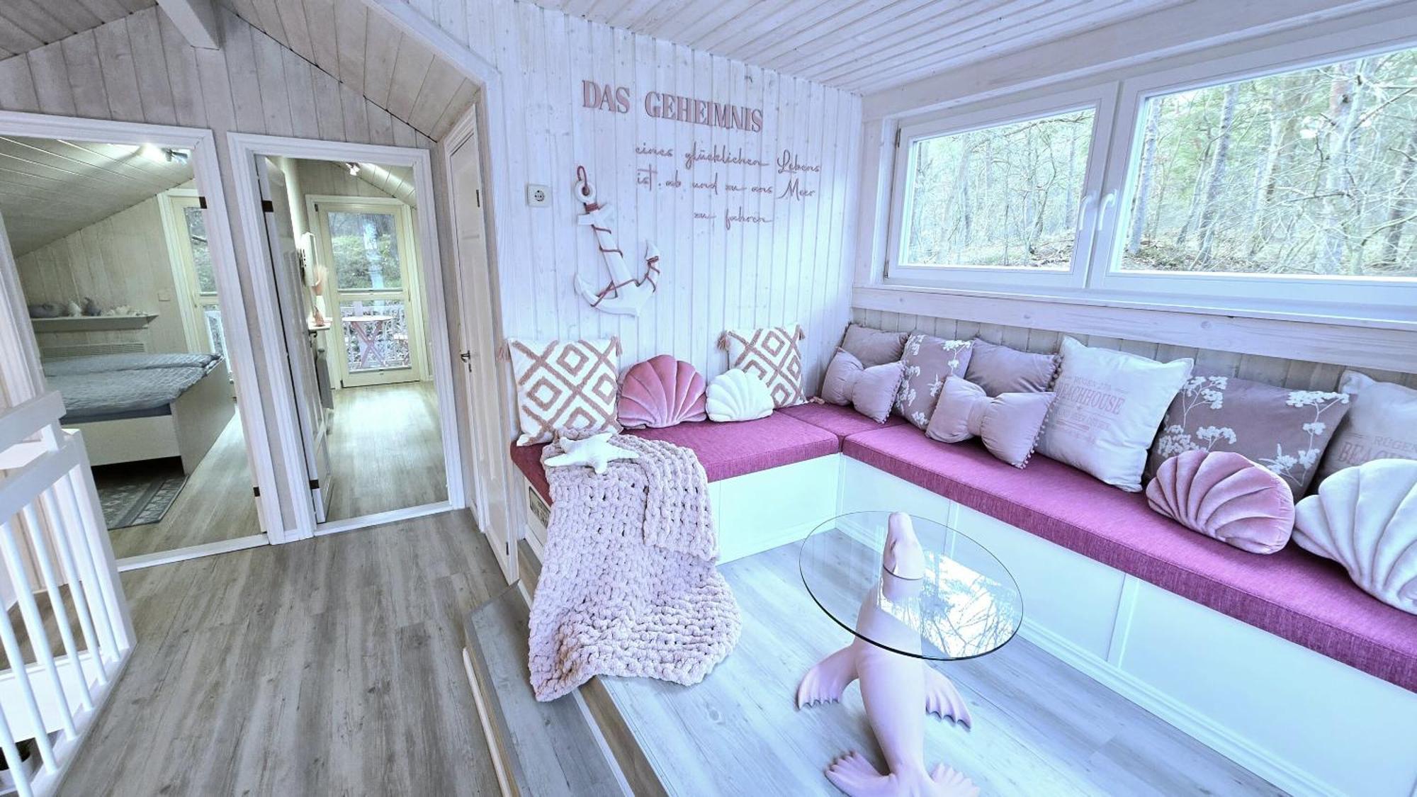 Pink Und Meer - Meerblick, Sauna, Kamin & Whirlpool บาเบอ ภายนอก รูปภาพ