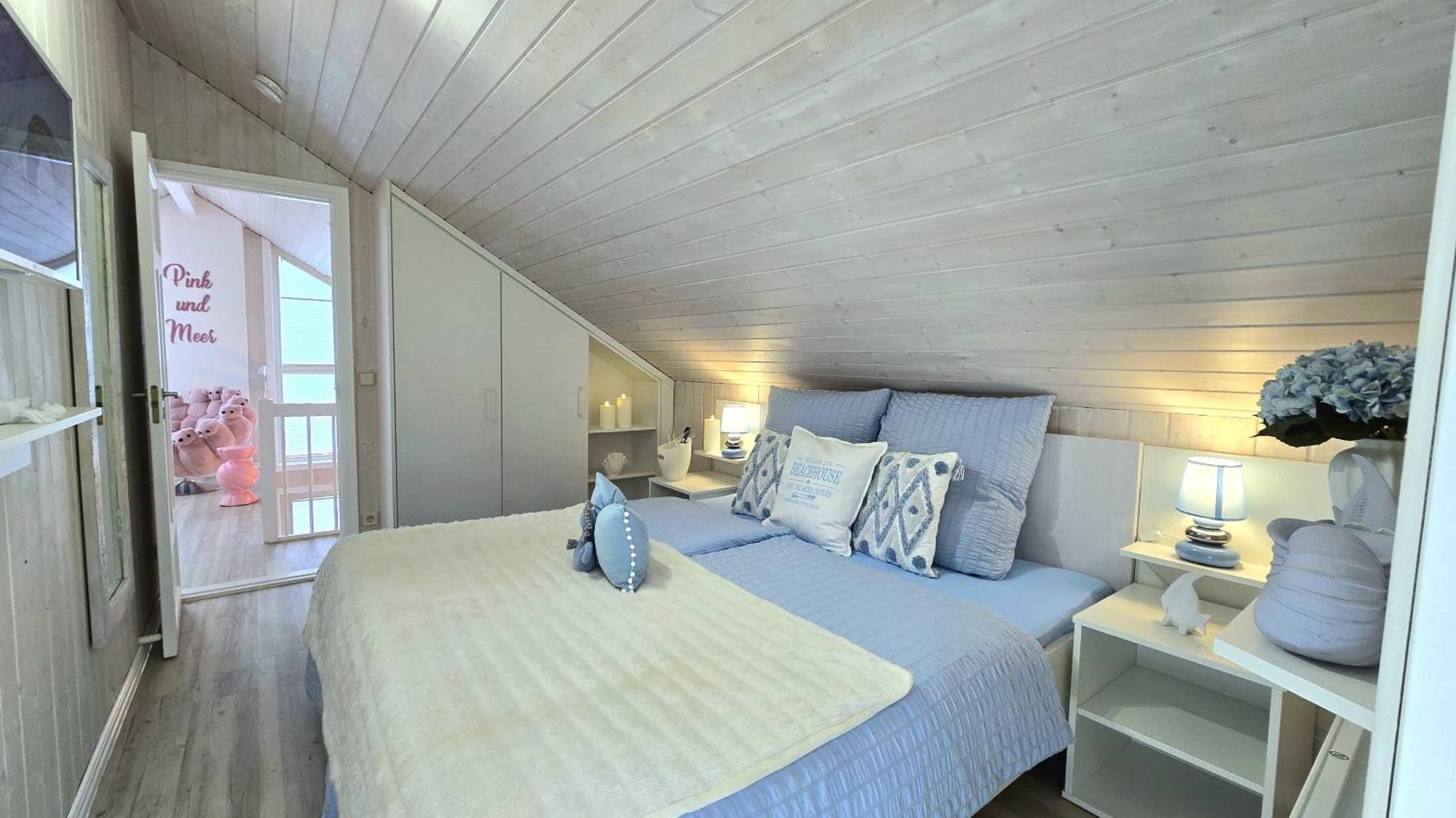 Pink Und Meer - Meerblick, Sauna, Kamin & Whirlpool บาเบอ ภายนอก รูปภาพ