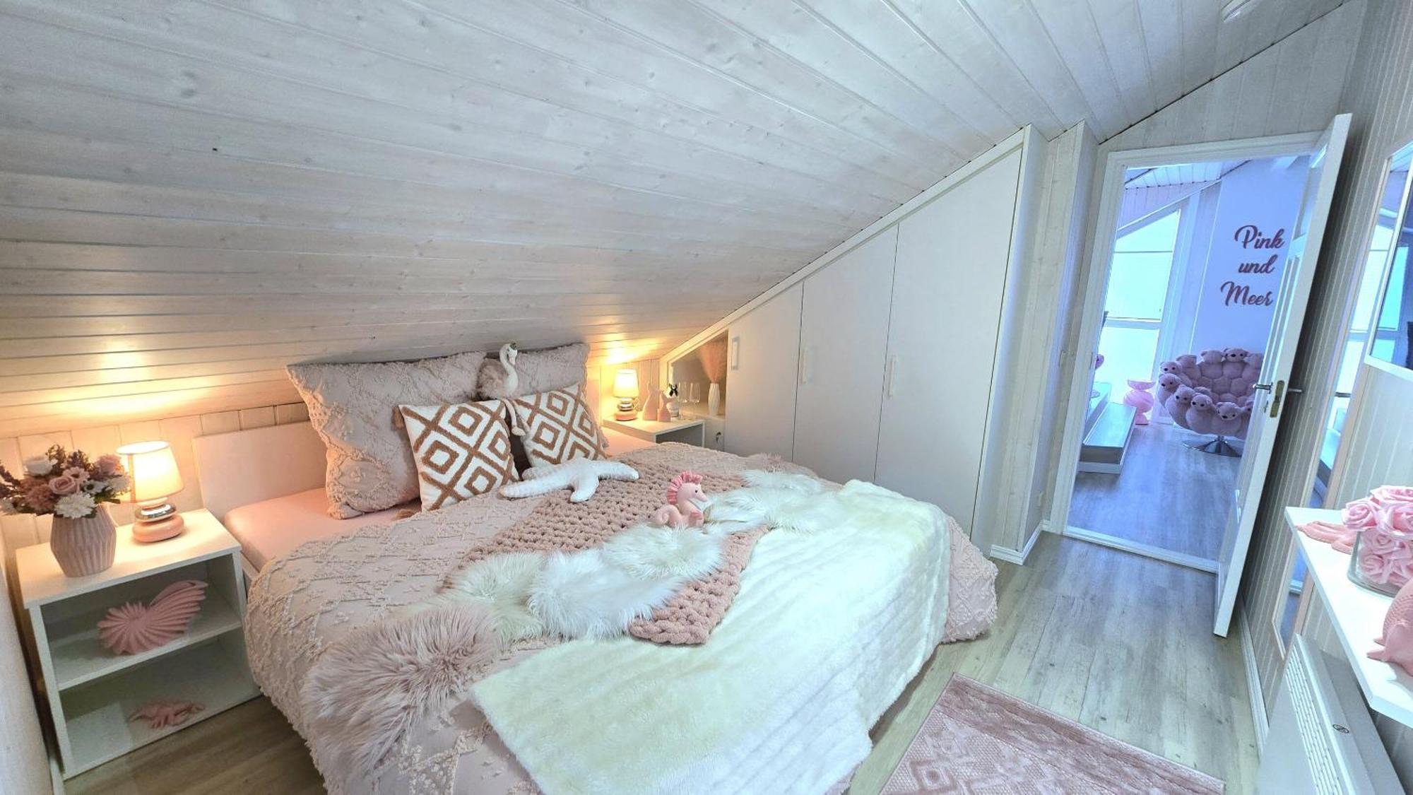Pink Und Meer - Meerblick, Sauna, Kamin & Whirlpool บาเบอ ภายนอก รูปภาพ
