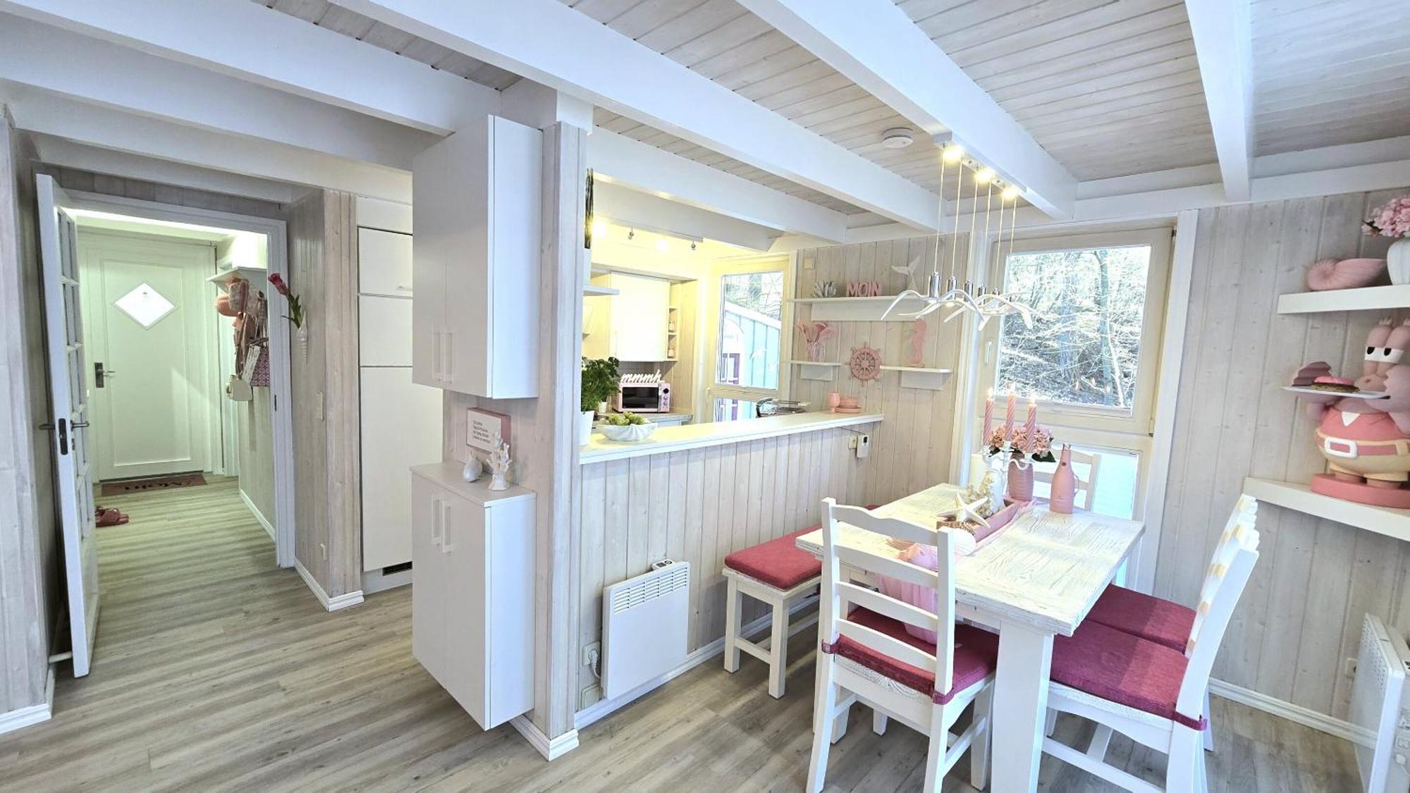 Pink Und Meer - Meerblick, Sauna, Kamin & Whirlpool บาเบอ ภายนอก รูปภาพ