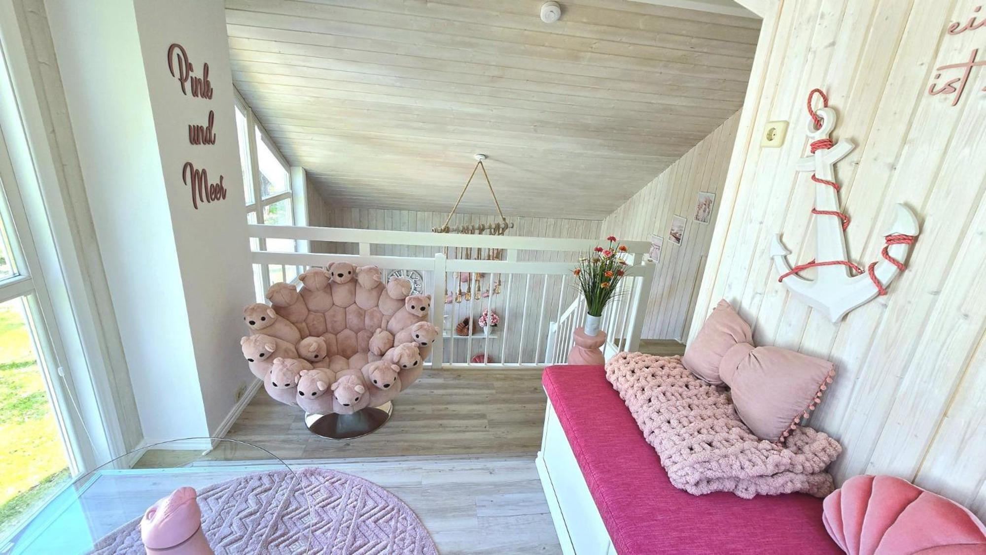 Pink Und Meer - Meerblick, Sauna, Kamin & Whirlpool บาเบอ ภายนอก รูปภาพ