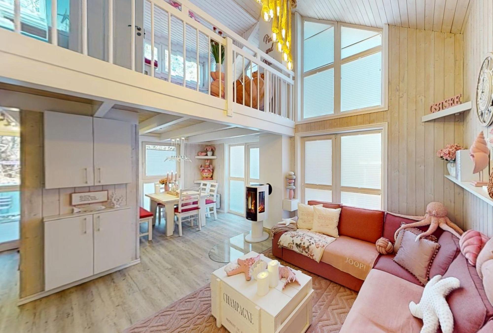 Pink Und Meer - Meerblick, Sauna, Kamin & Whirlpool บาเบอ ภายนอก รูปภาพ